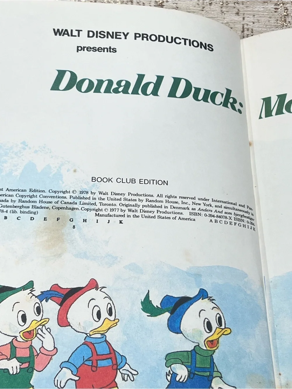 Walt Disney Donald Duck: Mountain Climber Book